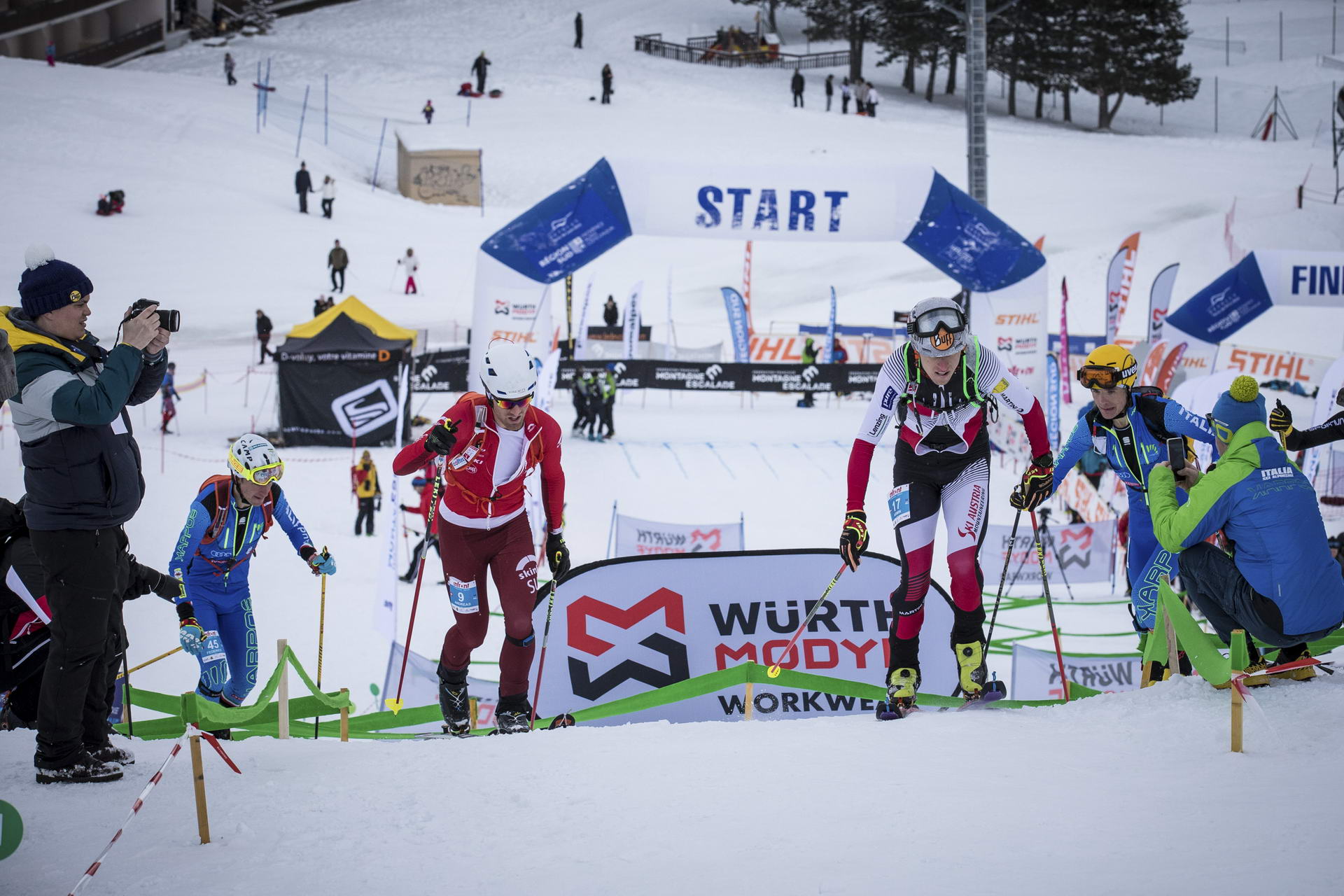 Weltcup Frankreich 2019 SKIMO Austria Sprint Motiv 51 Bild ISMF Areaphoto LR