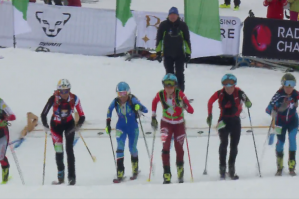 Start 5. Viertelfinale Senior Espoir Women mit Sarah Dreier