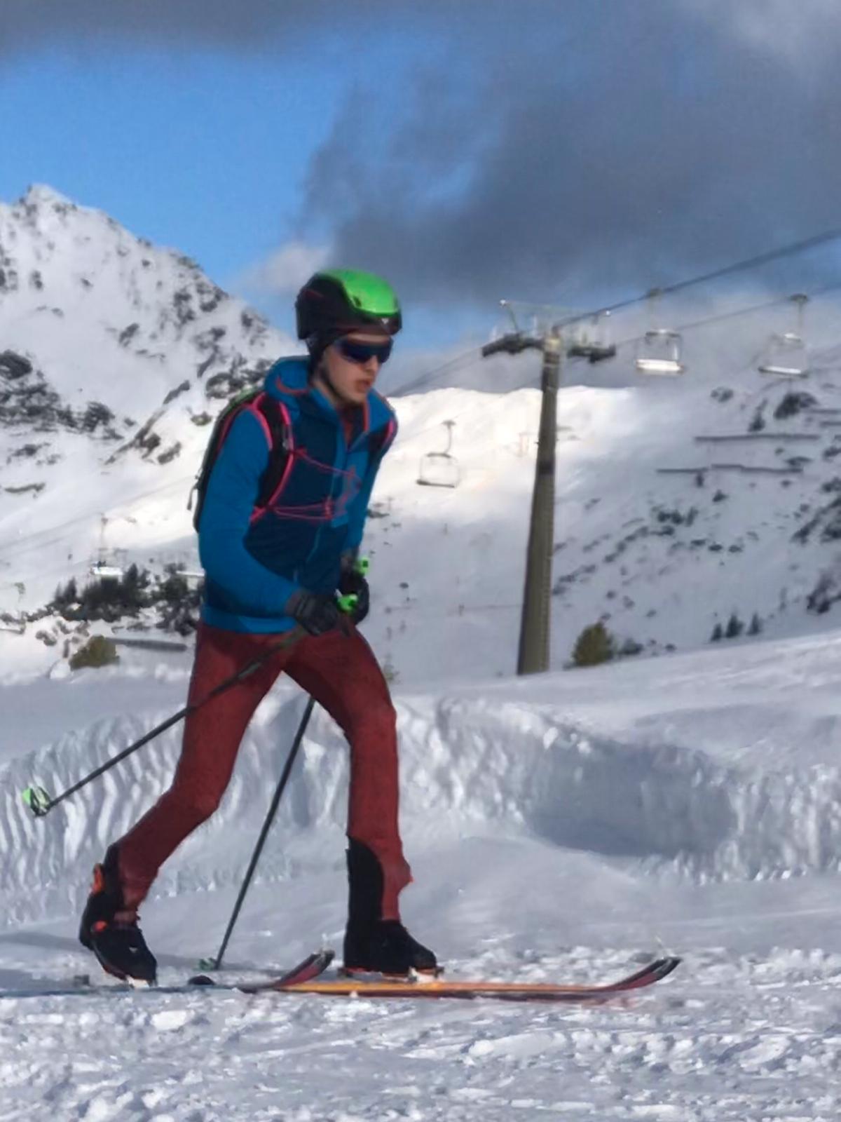 Finn Hösch im Trainingslager Obertauern DAV 2019