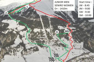 Individual Aussois Junior Men Senior Women