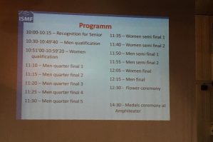 Programm Sprint WC Aussois 2019