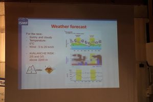 Wettervorhersage Sprint WC Aussois 2019