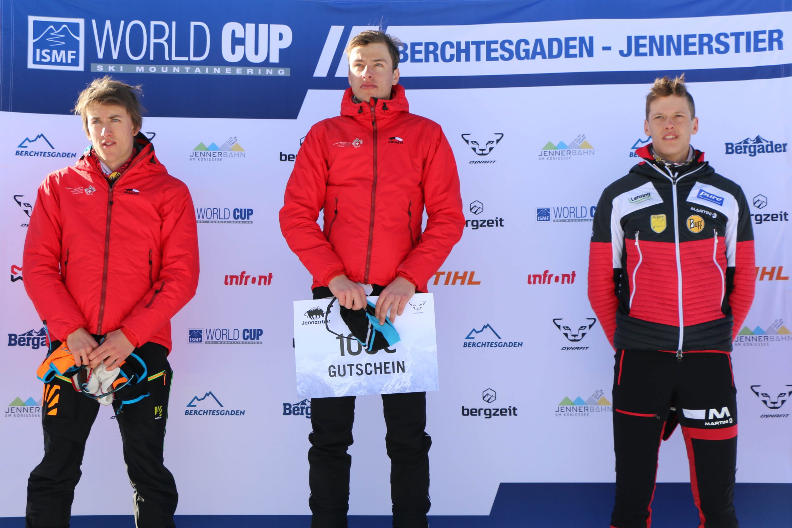 Jennerstier 2020 Sprint ISMF WC Bild Siegerehrung Junior M Roland Hold LR 1