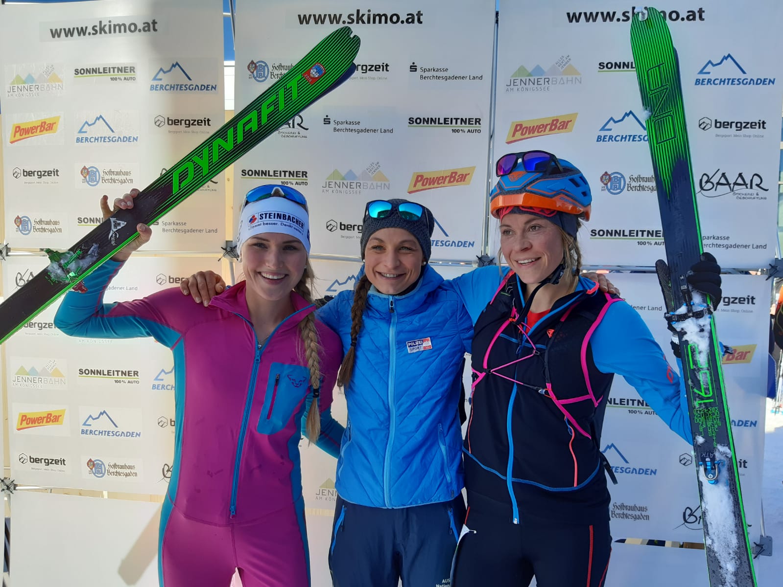 Jennerstier 2020 Alpencup Individual Johanna Hiemer Michaela Essl und Marcela Vasinova