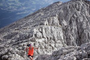 Anton Palzer Watzmann FKT Aufstieg Hocheck © Philipp Reiter