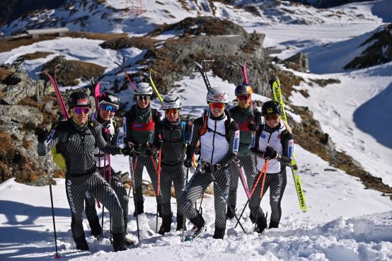 olympiateam skibergsteigen beim gemeinsamen training bild martin weigl osv